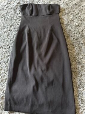 The Limited Black Strapless Backless Maxi Dress